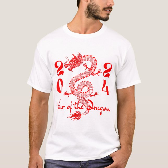 Year of the Dragon Red T-Shirt (Front)
