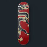 Year of the Dragon Skateboard Deck<br><div class="desc">A fierce gold and black dragon tattoo art. For the Chinese New Year 2012, the Chinese zodiac</div>
