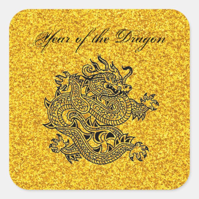 Year of the Dragon Stickers (Front)