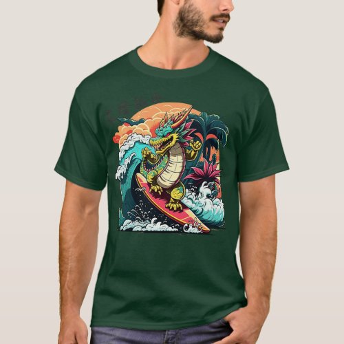 Year of the Dragon Surfs Up T_Shirt