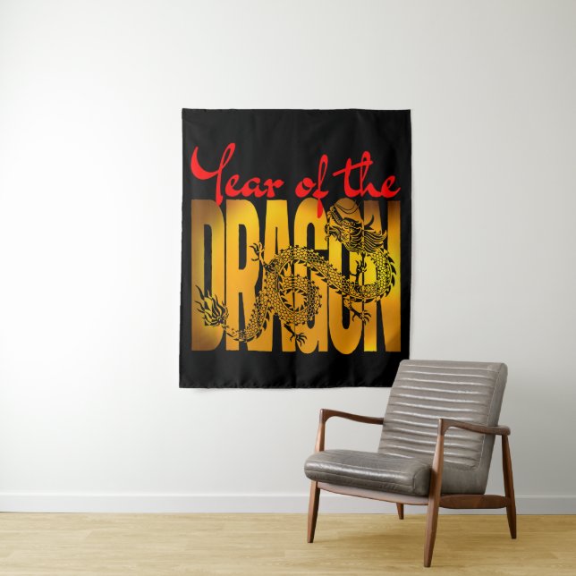 Year of the Dragon Tapestry (In Situ)