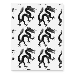 "Year Of The Dragon Tattoo" Temporary Tattoos