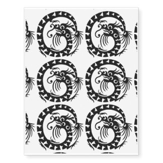 "Year Of The Dragon Tattoo" Temporary Tattoos