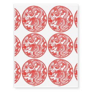 "Year Of The Dragon" Temporary Tattoos