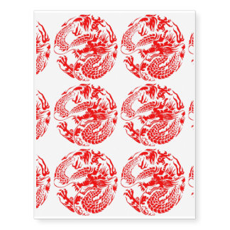 "Year Of The Dragon" Temporary Tattoos