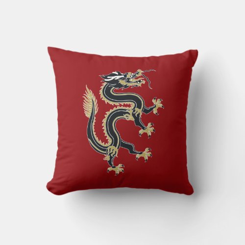 Year of the Dragon Throw Pillow