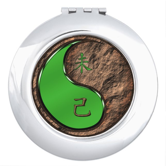 Year of the Earth Goat Compact Mirror (Front)