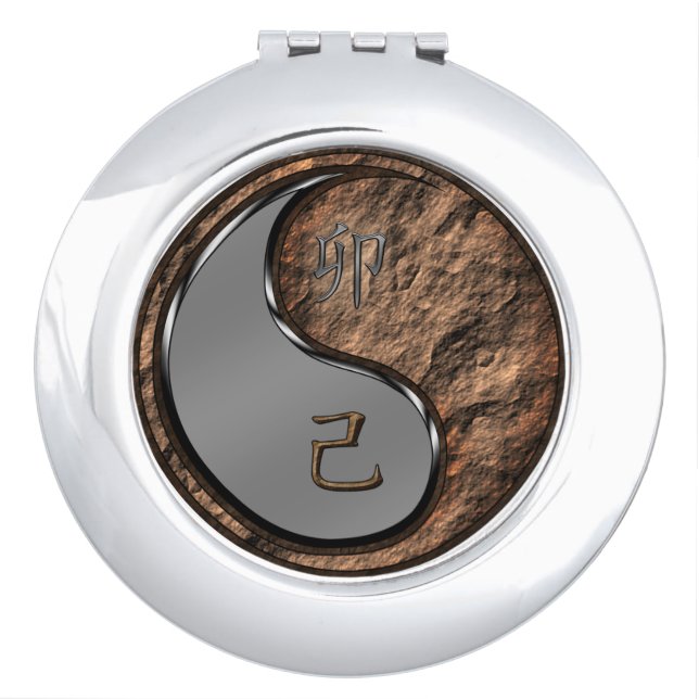Year of the Earth Rabbit Compact Mirror (Front)