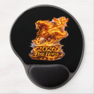 Year of the Fire Horse 2026 Gel Mouse Pad