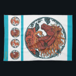 Year of the Fire Horse Kitchen Towel<br><div class="desc">Year of the Fire Horse is said to bring dynamic energy,  bravery and transformation. Your purcjase supports the work of Wild Horse Education to protect and preserve wild horses and burros.</div>