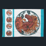 Year of the Fire Horse Kitchen Towel<br><div class="desc">Year of the Fire Horse is said to bring dynamic energy,  bravery and transformation. Your purcjase supports the work of Wild Horse Education to protect and preserve wild horses and burros.</div>