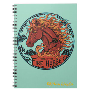 Year of the Fire Horse Notebook Design 2