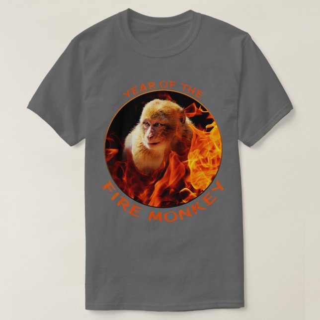 Year of the Fire Monkey   - 1  T-Shirt (Design Front)