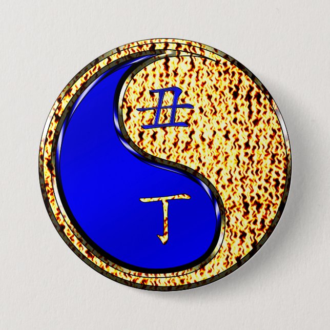 Year of the Fire Ox Button (Front)