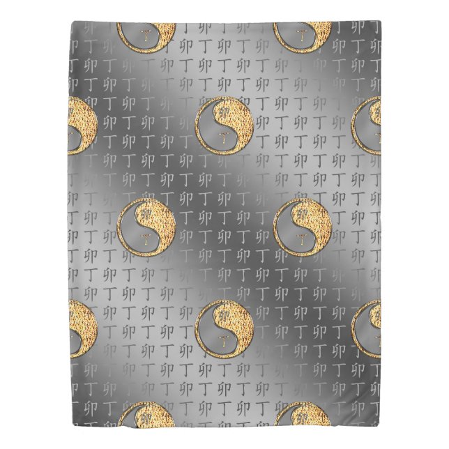 Year of the Fire Rabbit Duvet Cover (Front)