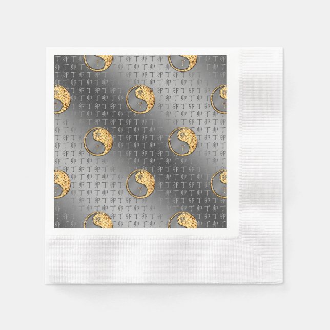 Year of the Fire Rabbit Napkins (Front)