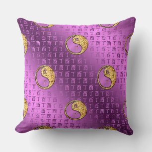 Year of the Fire Rooster Throw Pillow
