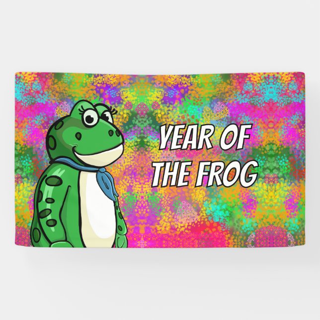 YEAR OF THE FROG BANNER (Horizontal)