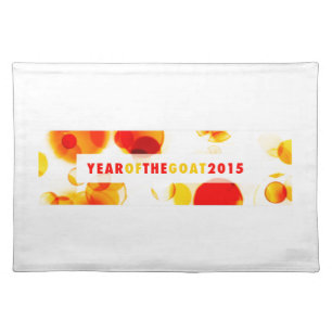 year of the goat 2015 (bokeh) placemat