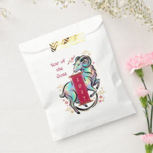 Year of the Goat 2027 Favor Bag