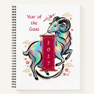 Year of the Goat 2027 Notebook