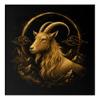 Year of the goat acrylic print