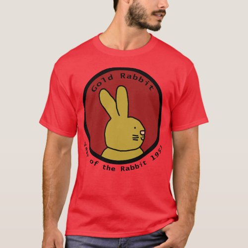 Year of the Gold Rabbit 1951 T_Shirt