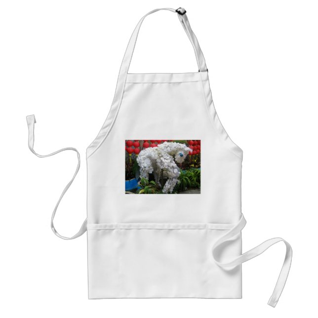 Year of the Horse | 春節馬 ... Chinese Flower Topiary Adult Apron (Front)