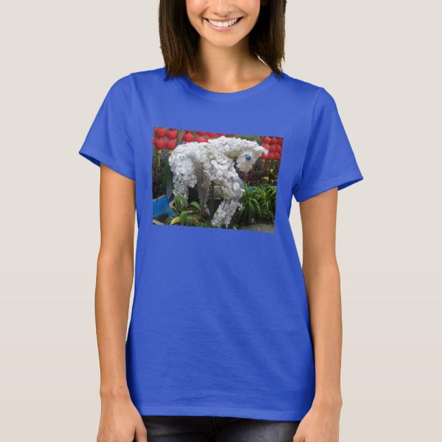 Year of the Horse | 春節馬 ... Chinese Flower Topiary T-Shirt (Front)