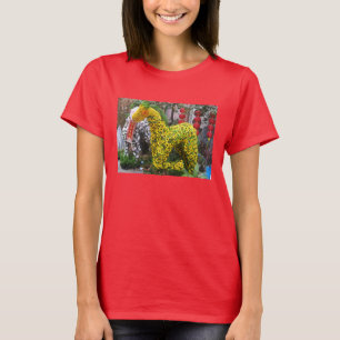 Year of the Horse   春節馬 ... Chinese Flower Topiary T-Shirt