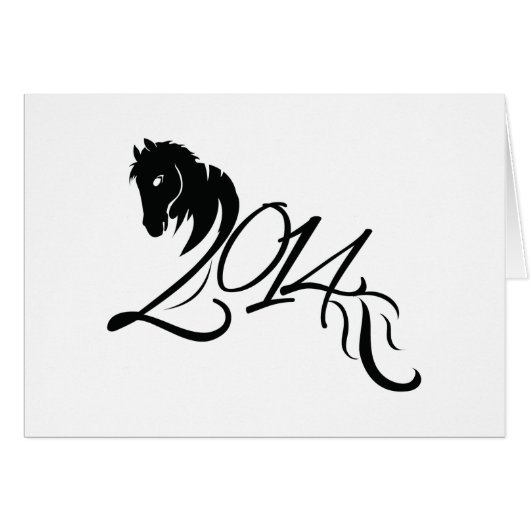 Year of the Horse 2014 Cards (Front Horizontal)