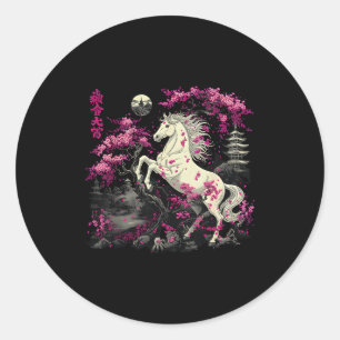 Year Of The Horse 2026 Chinese Classic Round Sticker