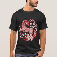 Year of the Horse 2026 Cut Art with Cherry Blossom