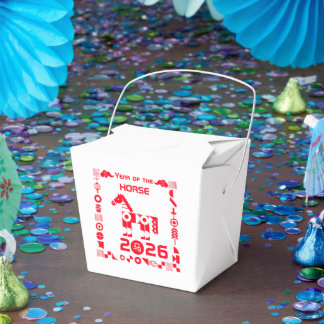 Year of the Horse 2026 Favor Boxes