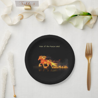 Year of the Horse 2026 (Fire Horse) Paper Plates