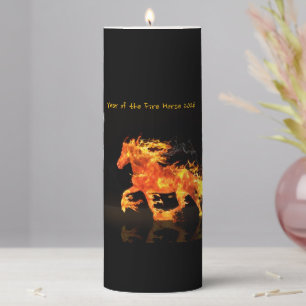 Year of the Horse 2026 (Fire Horse) Pillar Candle
