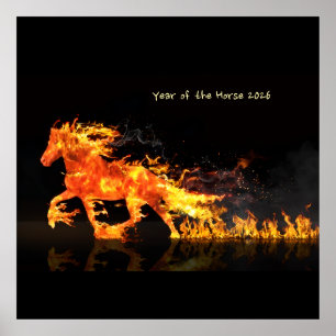 Year of the Horse 2026 (Fire Horse) Poster