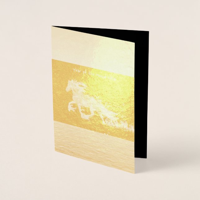 Year of the Horse 2026 Foil Card (Front)