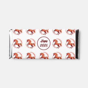 Year of the Horse 2026 Hershey Bar Favors