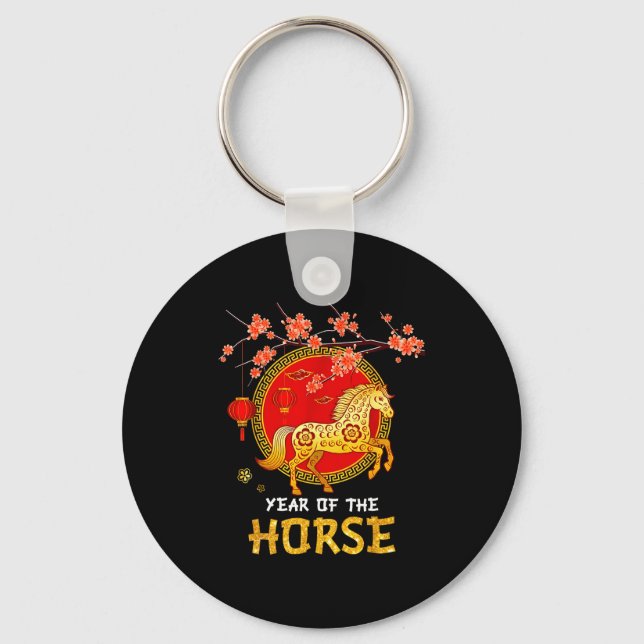 Year Of The Horse 2026  Keychain (Front)