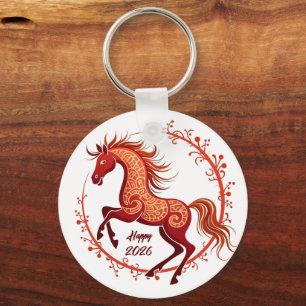 Year of the Horse 2026 Keychain