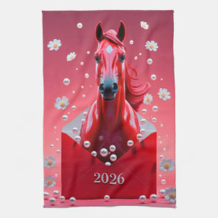 Year of the Horse 2026 Kitchen Towel