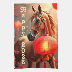 Year of the Horse 2026 Kitchen Towel
