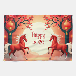 Year of the Horse 2026 Kitchen Towel