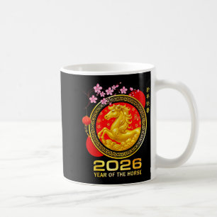 Year Of The Horse 2026 Lunar New Year Chinese Men Coffee Mug
