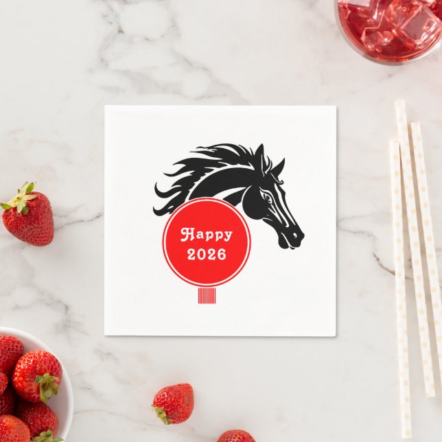 Year of the Horse 2026 Napkins (Insitu)
