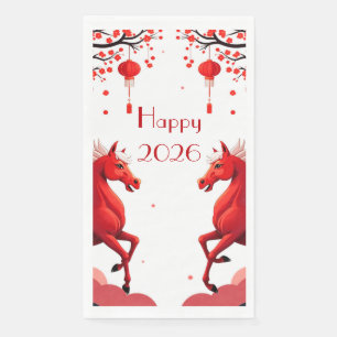 Year of the Horse 2026 Paper Guest Towels