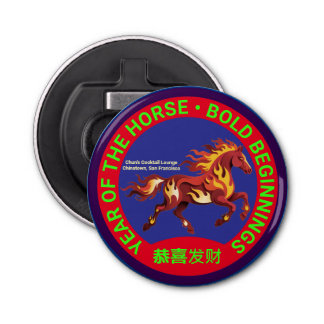 Year of the Horse Chinese New Year Bold Beginnings Bottle Opener
