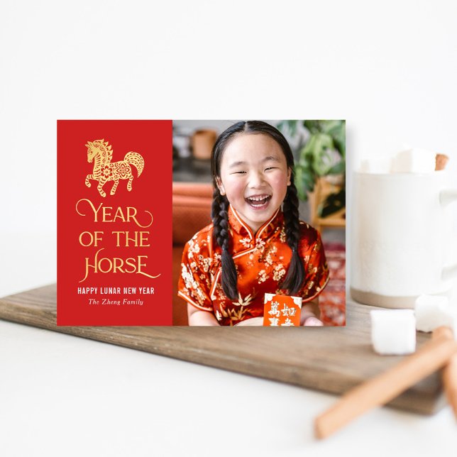 Year of The Horse Chinese New Year Card (Creator Uploaded)