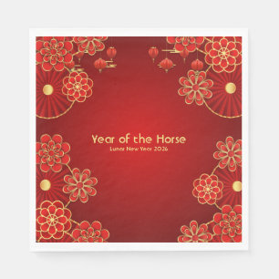 Year of the Horse Chinese New Year Napkins